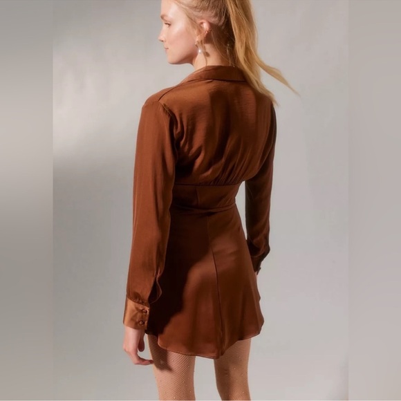 Urban outfitters phoebe corset shirt dress - Picture 2 of 11